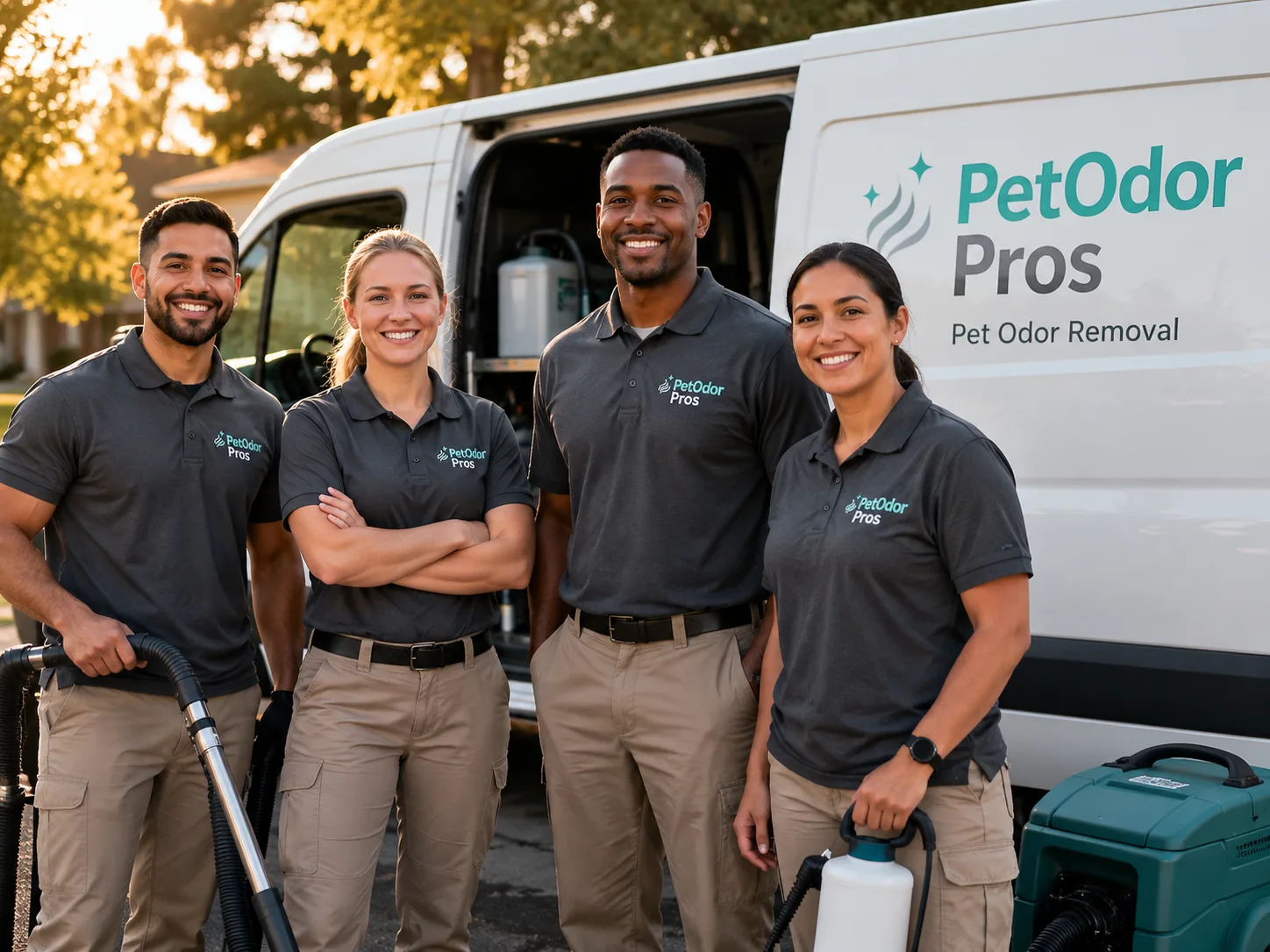 Pet Odor Removal team serving Raymond, CA